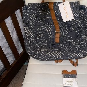 Brand new backpack and wallet.